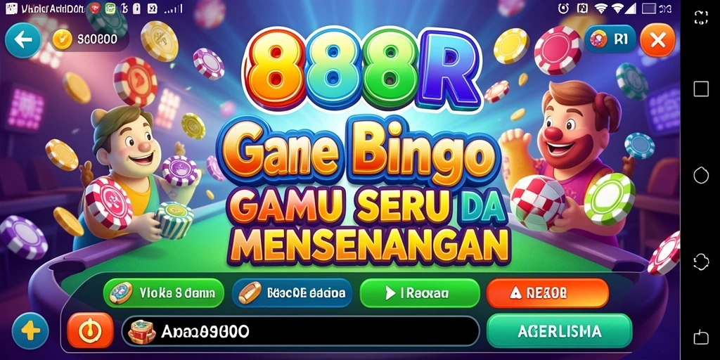 Tangkapan layar gameplay 888R yang seru dengan elemen Bingo.