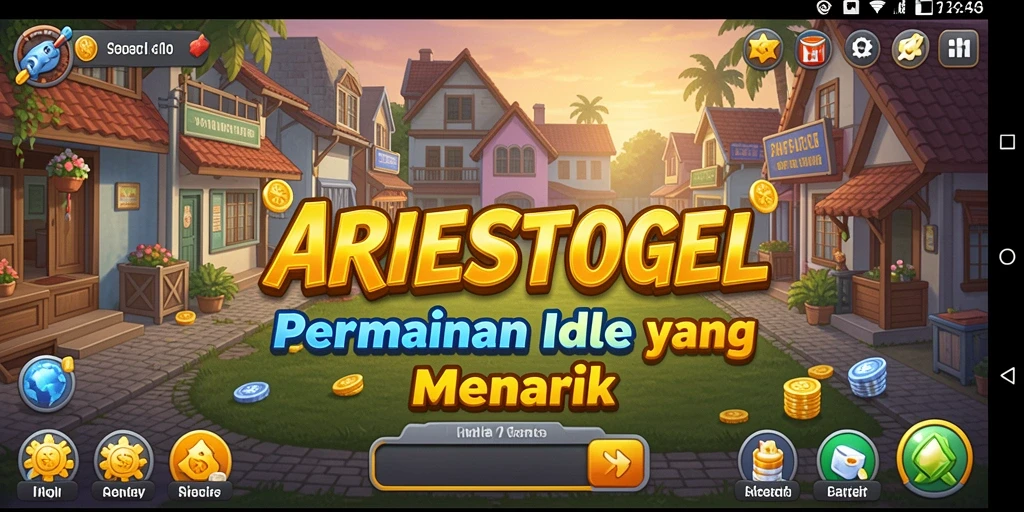 Screenshot gameplay ARIESTOGEL yang menampilkan aksi Idle yang menarik.