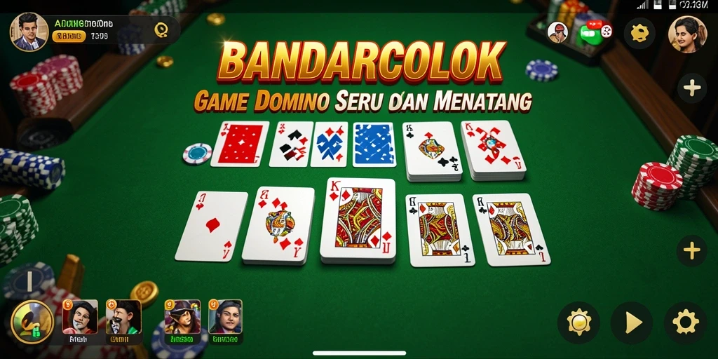 Tampilan gameplay seru dalam BANDARCOLOK yang menarik.