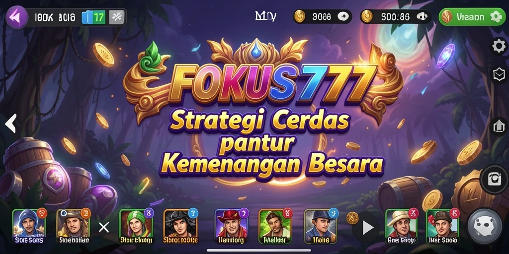 Tampilan gameplay FOKUS777 yang menegangkan dan strategis.