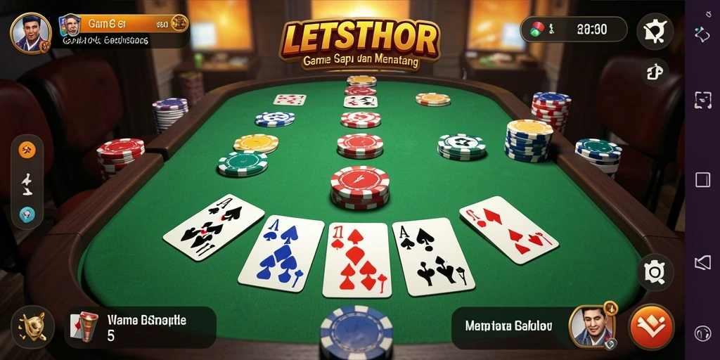 Tampilan gameplay LETSTHOR yang menarik dan seru.