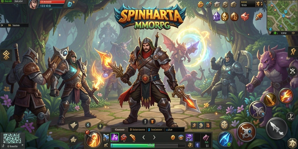 Tangkapan layar dari gameplay petualangan SPINHARTA yang mendebarkan.