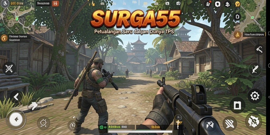 Tampilan menakjubkan dari gameplay SURGA55 yang mendebarkan.